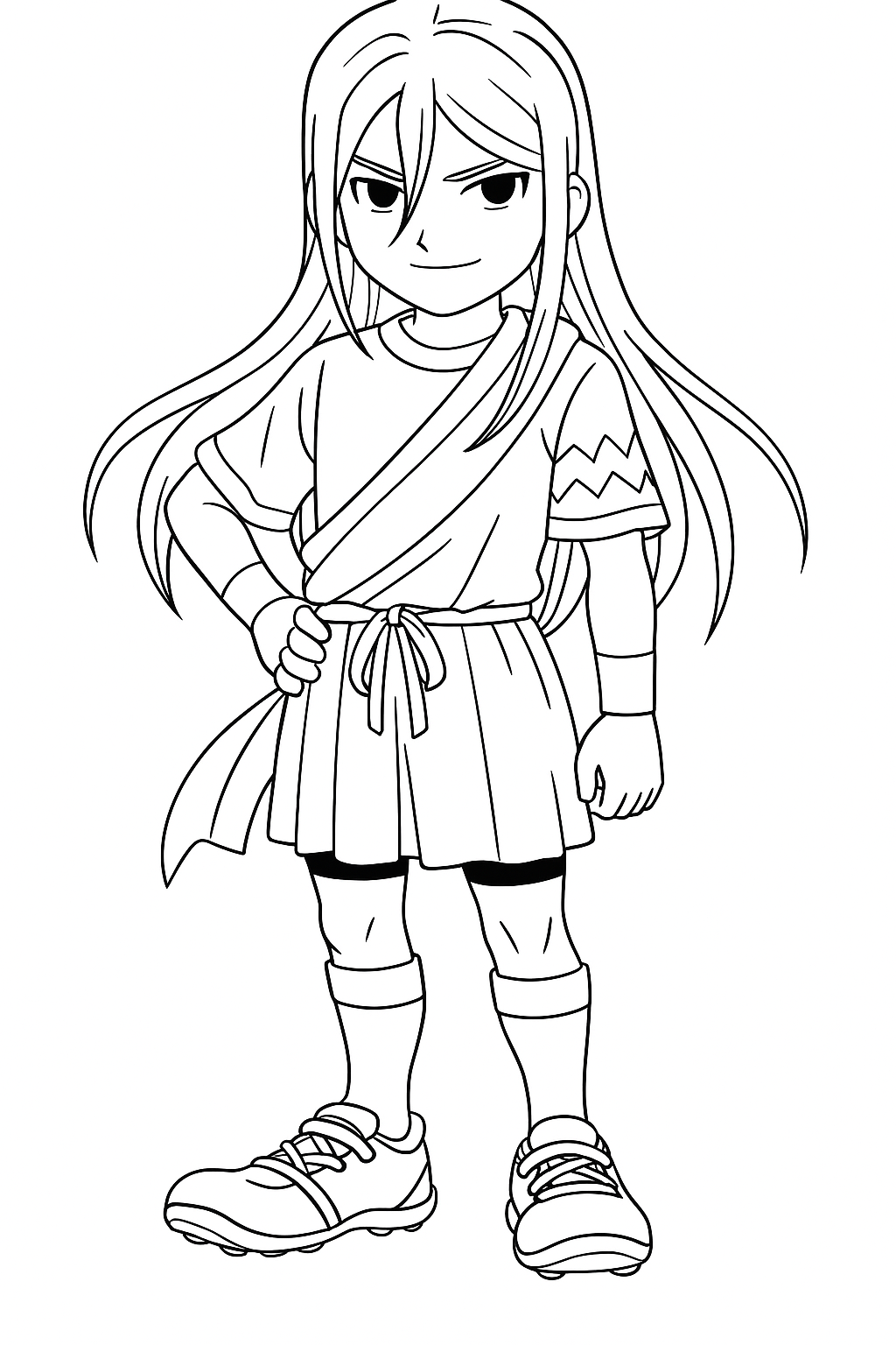 Dibujo de Byron Love de Inazuma Eleven para colorear e imprimir gratis - Personaje de Inazuma Eleven