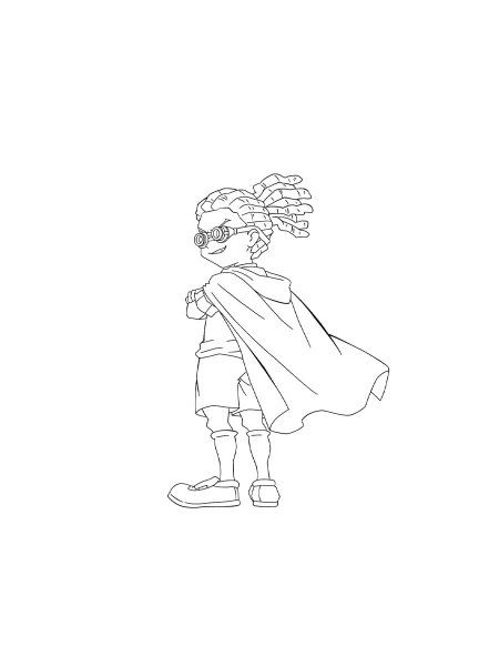 Dibujo de Jude Sharp de Inazuma Eleven para colorear e imprimir gratis - Personaje de Inazuma Eleven