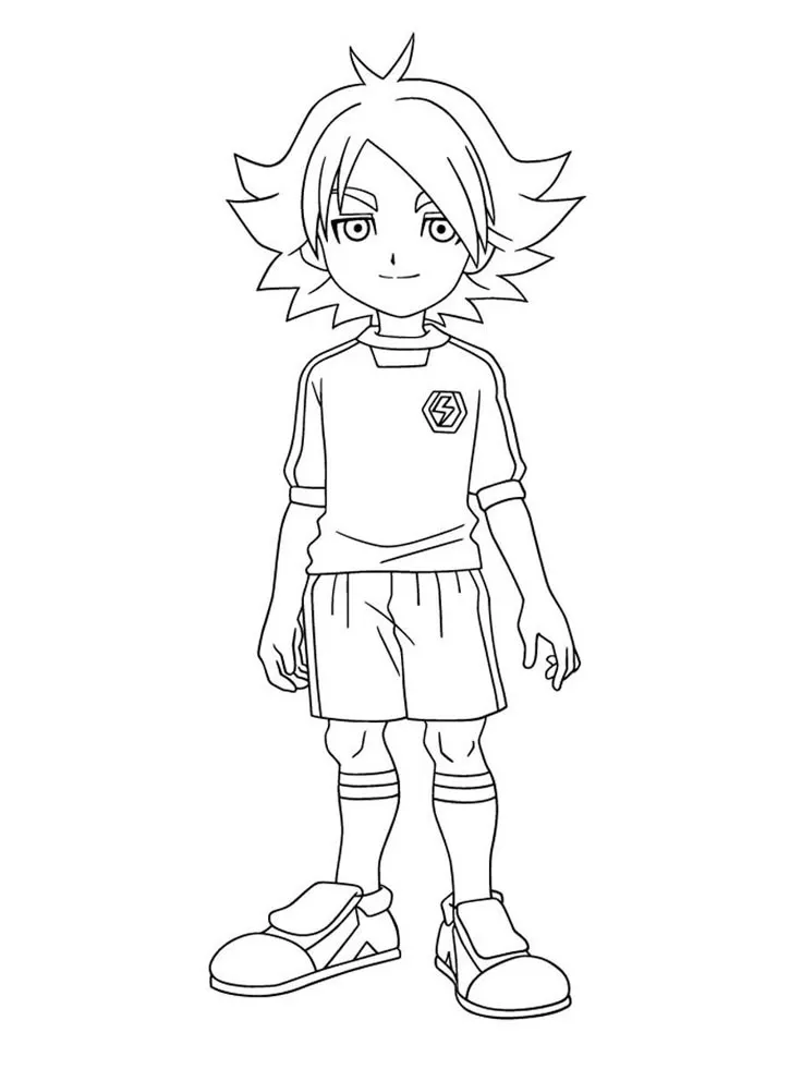 Haz clic para descargar dibujo de Shawn Froste para colorear e imprimir gratis Shawn Froste para colorear HD fácil y bonito - Descarga e imprime gratis - Dibujo exclusivo de Inazuma Eleven